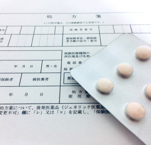 処方せんの受け付け